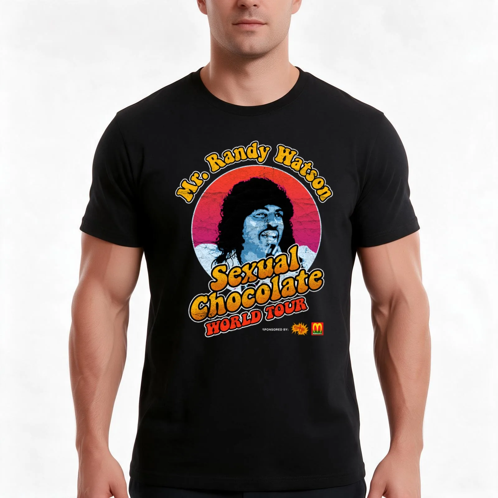Randy Watson - Sexual Chocolate - Coming To America Movie T-Shirt, Summer Casual Cotton Tee, Oversized Streetwear Tops