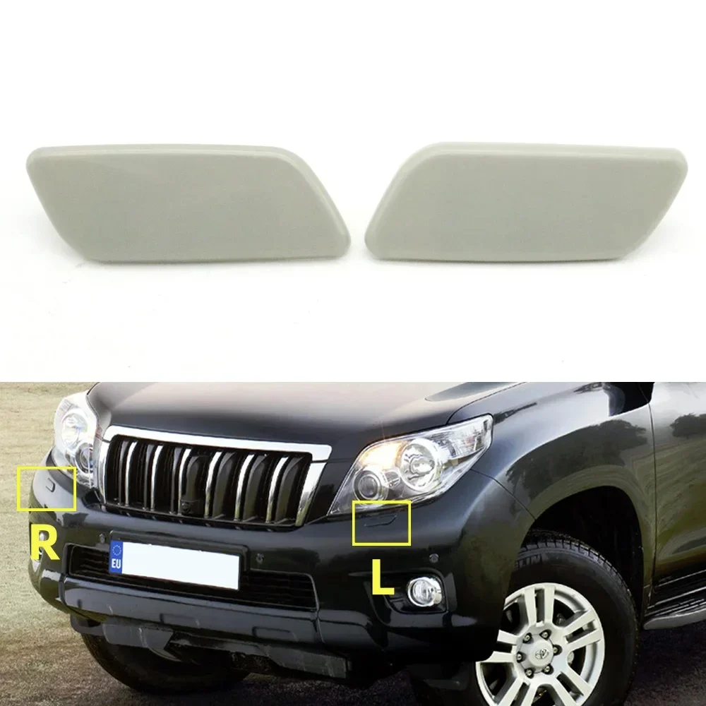 

Car Head Lamp Clean Water Sprayer Trim Cover Lid Headlight Washer Nozzle Cover For Toyota Land Cruiser Prado LC150 2013-2016