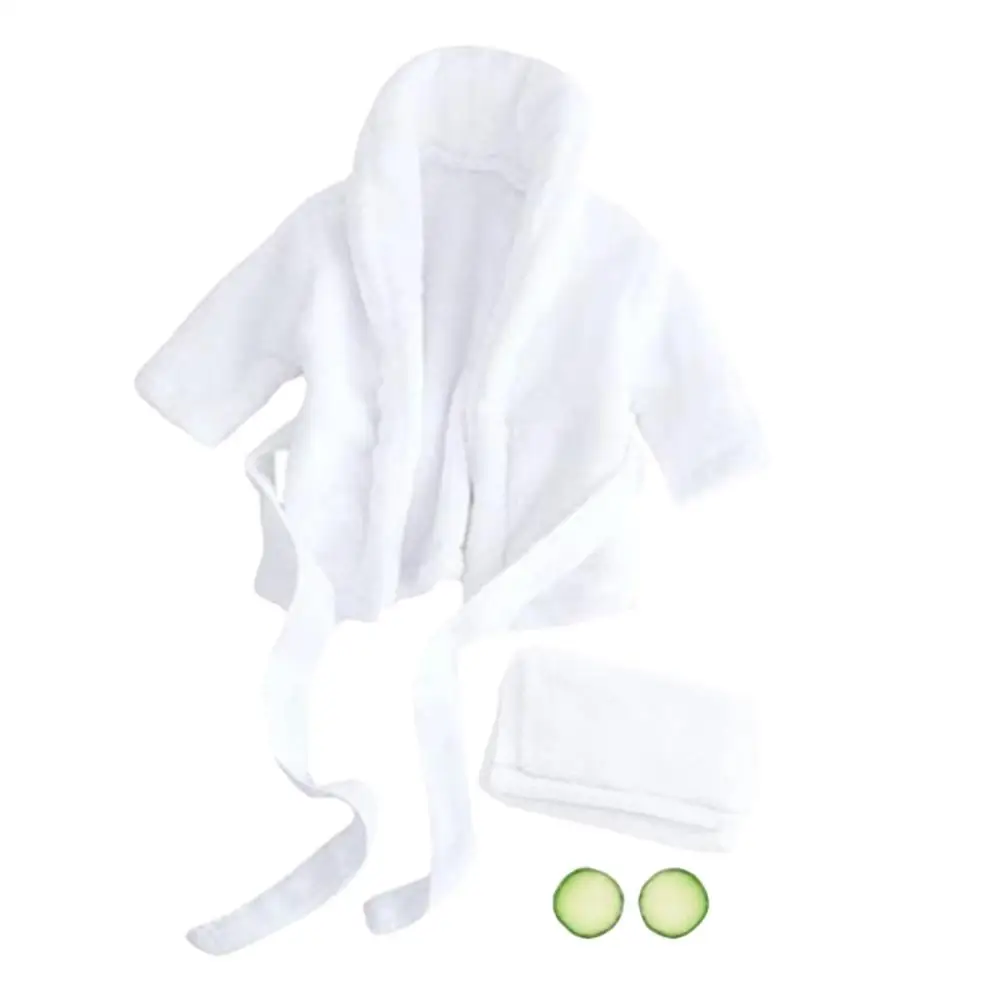

Cucumber Towel Bathrobe Set Infant Photo Prop Newborn Photography Props Baby Toddler