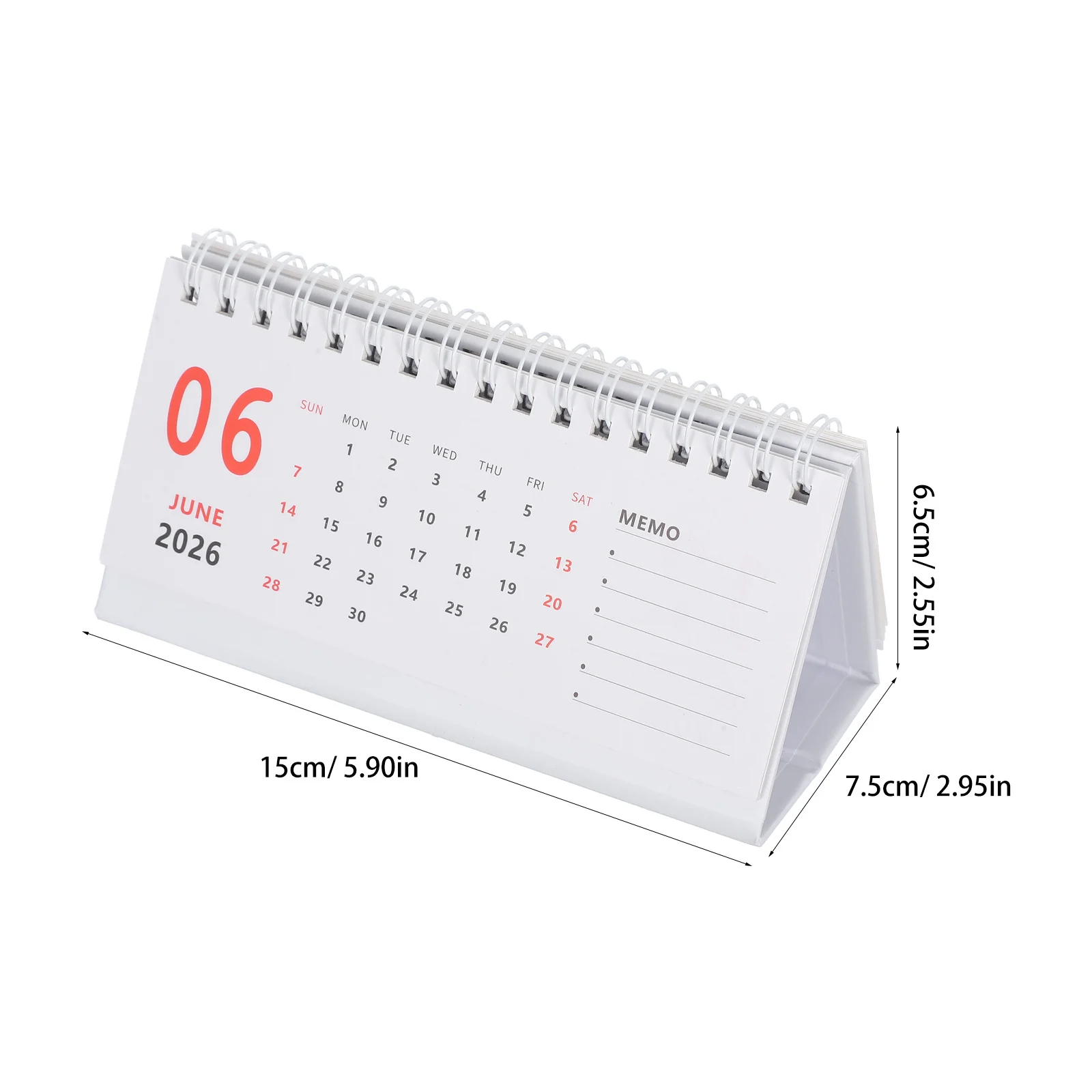Мини-раскладной календарь на 18 месяцев, 2025-2026, настольный планировщик для домашнего офиса, школы, органайзер для планирования, настольный календарь 2026