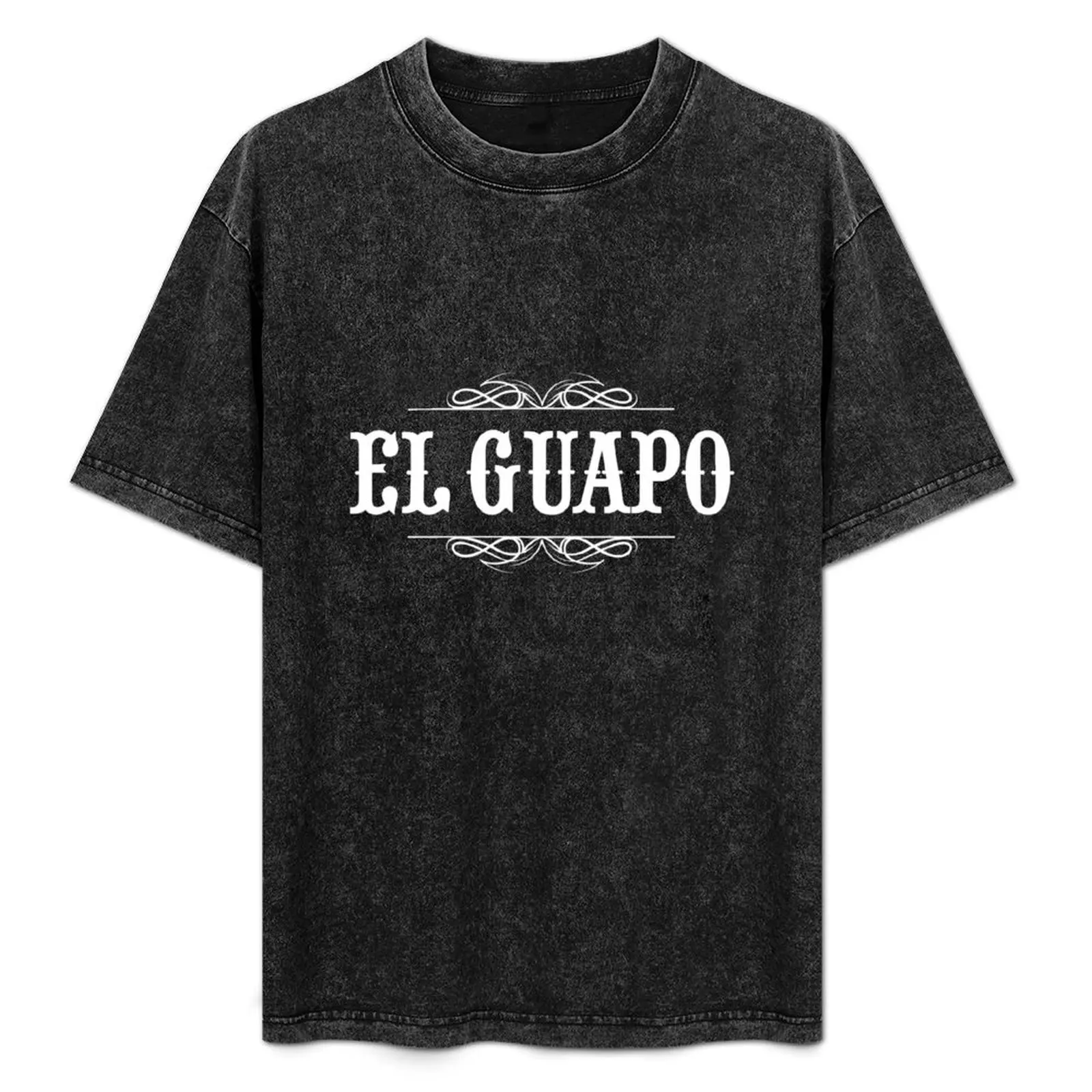 El guapo T-Shirt summer clothes oversized graphic tee summer tops hippie clothes plain t shirts men