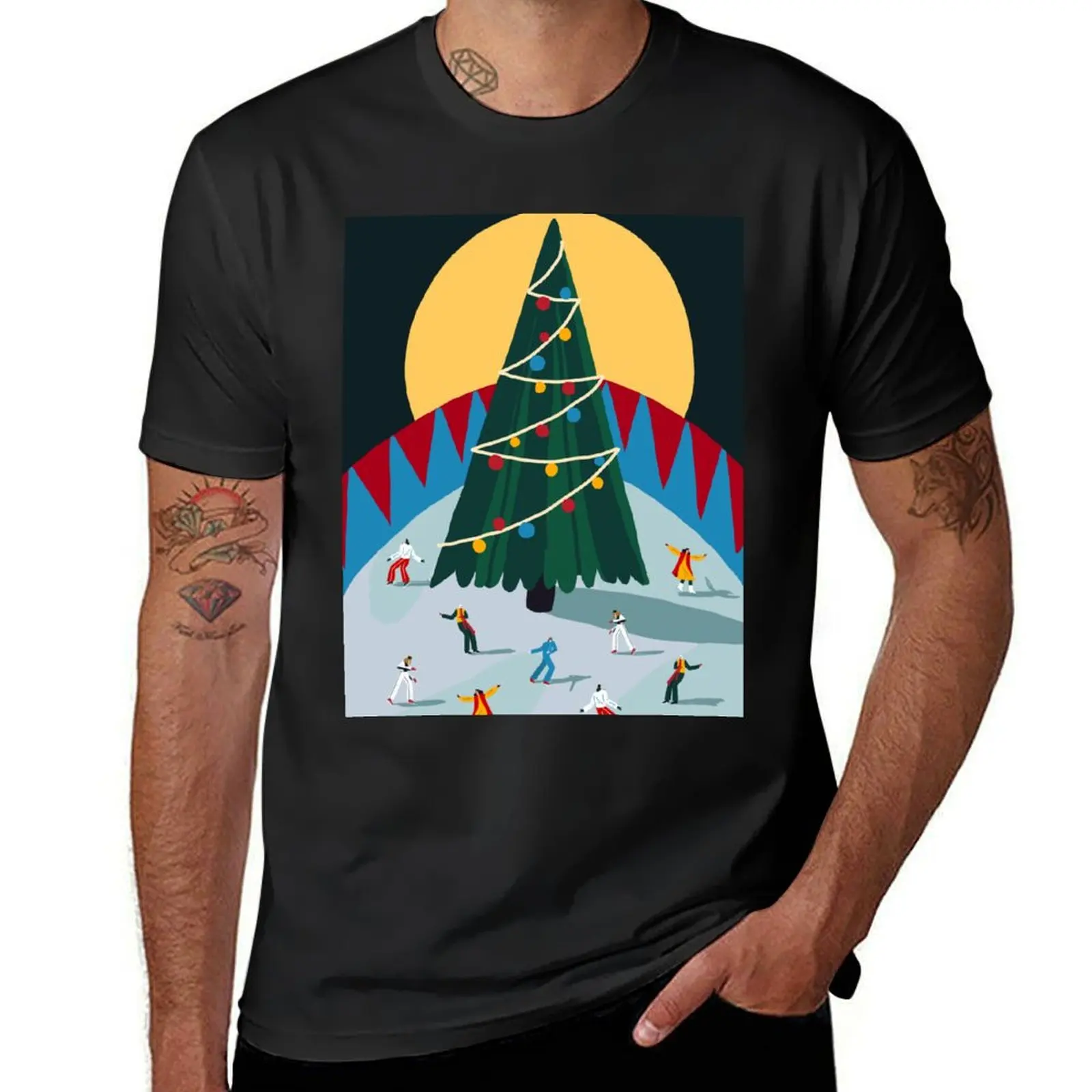 Christmas Mood T-Shirt customizeds quick drying cute tops oversizeds mens workout shirts