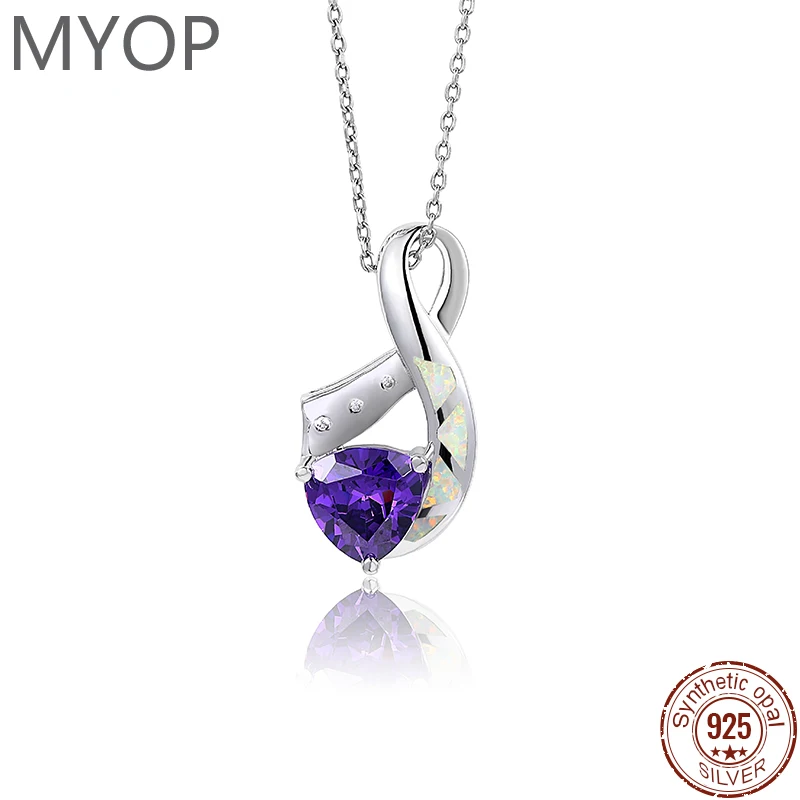 XYOP Synthetic OPAL White Pattern Pendant,Spirit Rhyme Beauty Free, Elegant And Beautiful Dream Three-Dimensional Aesthetics