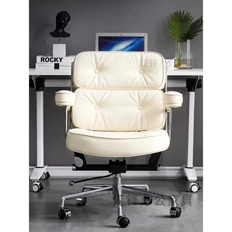 

Executive Chair Recliner Ergonomic White Writing Posture Correction Stool Student Cheap Pink Accent Computer Rocking Rotating