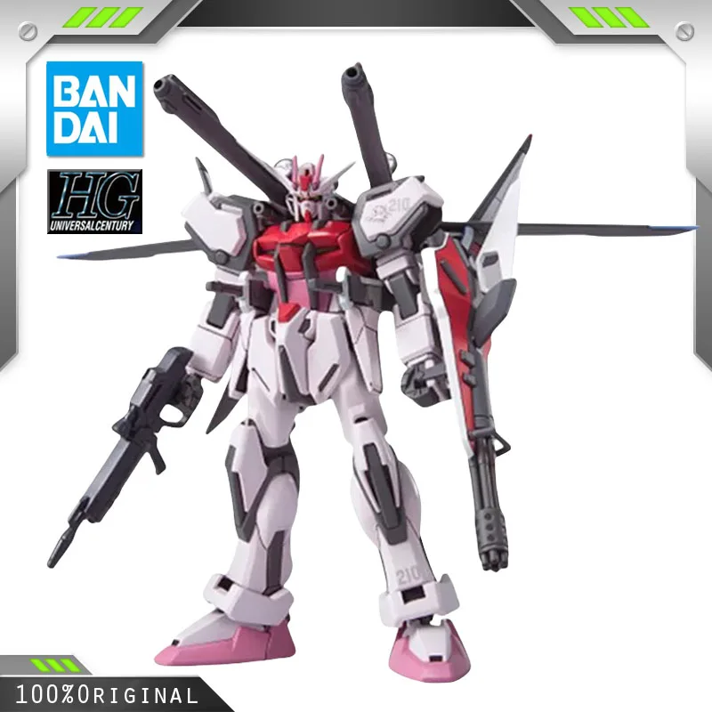 

Пластиковая модель BANDAI Anime HG 1/144 MBF-02 Strike Rouge IWSP Gundam в сборе, набор экшн-игрушек, фигурки, подарок