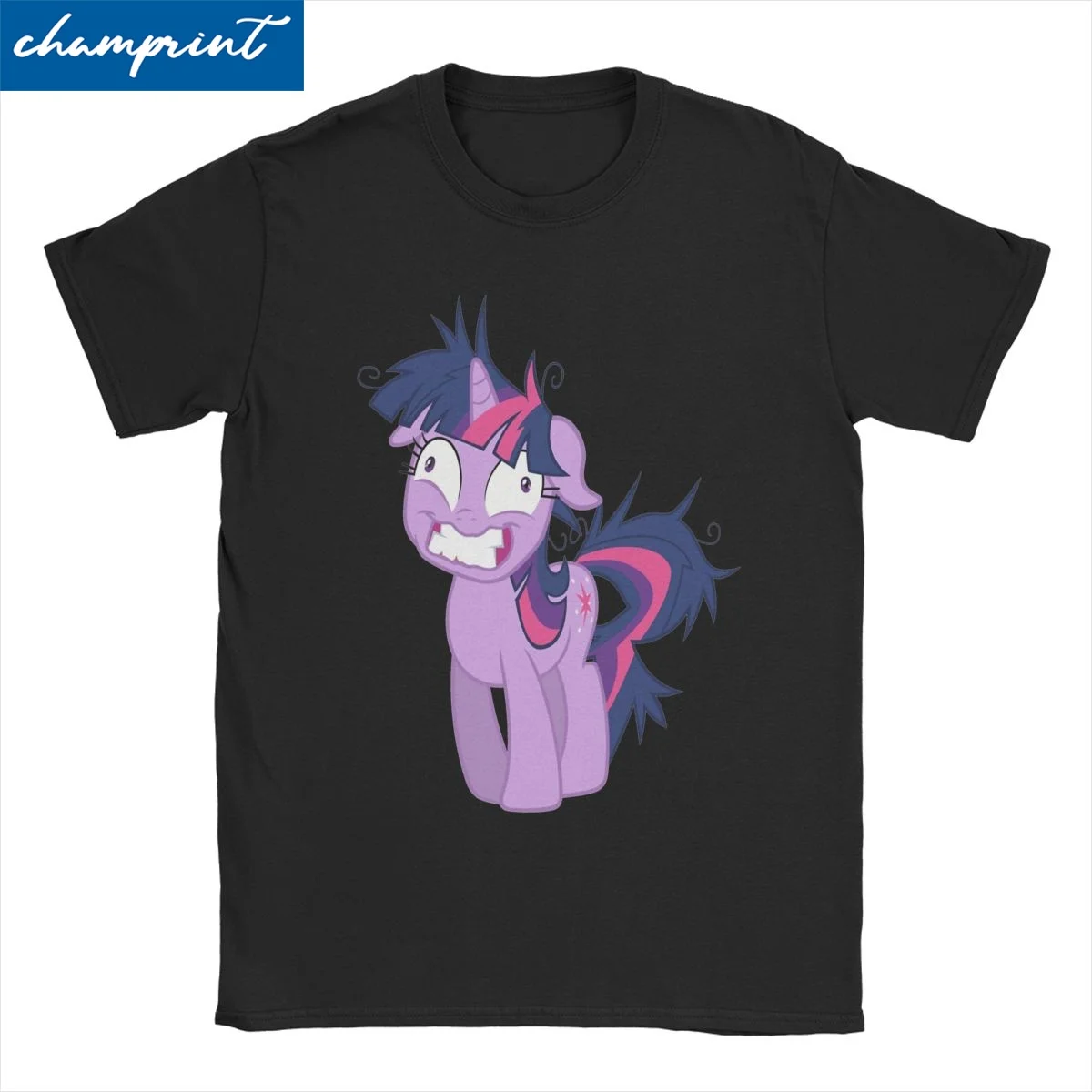 Crazy Twilight Sparkle T-Shirts for Men Women Funny 100% Cotton Tees Round Collar Short Sleeve T Shirts Classic Clothes