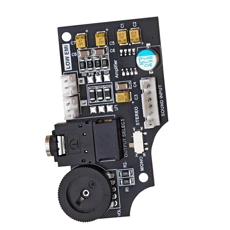 Dual Channel Volume Audio Board for Game Gear Using Audio Capacitors, Max Double Original Volume Output-A82Z