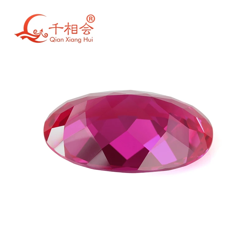 

20x30 мм, 60,75 карата, розовый, овальный, выращенный в лаборатории, рубин, натуральная огранка, корунд, драгоценный камень для изготовления ювелирных изделий