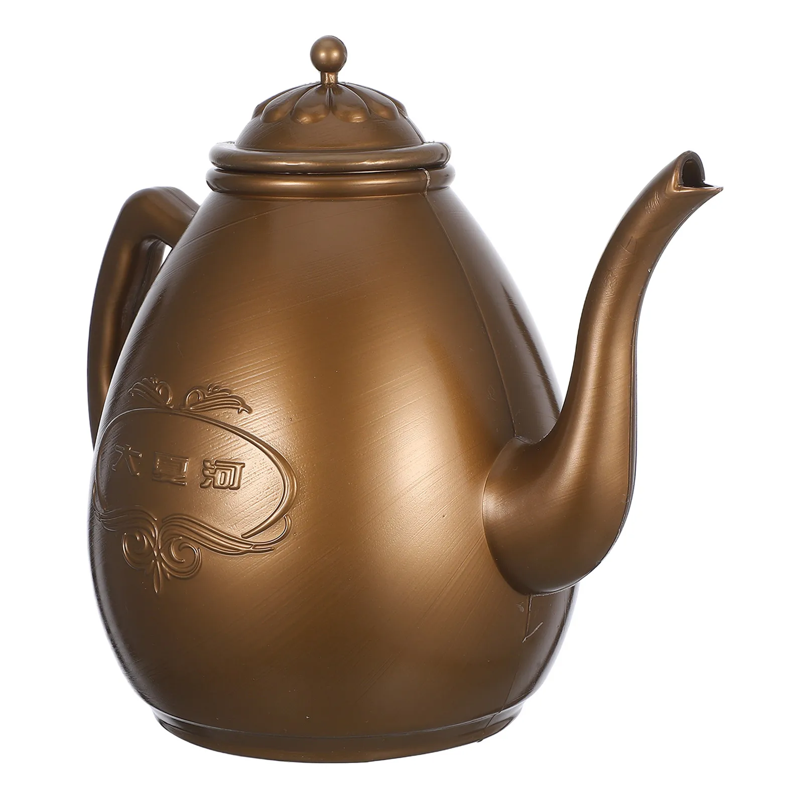 

Plastic Teapot with Cartoon Design for Home Use Suitable for Tea Party Long Handle Excellent Heat Resistance Reusable