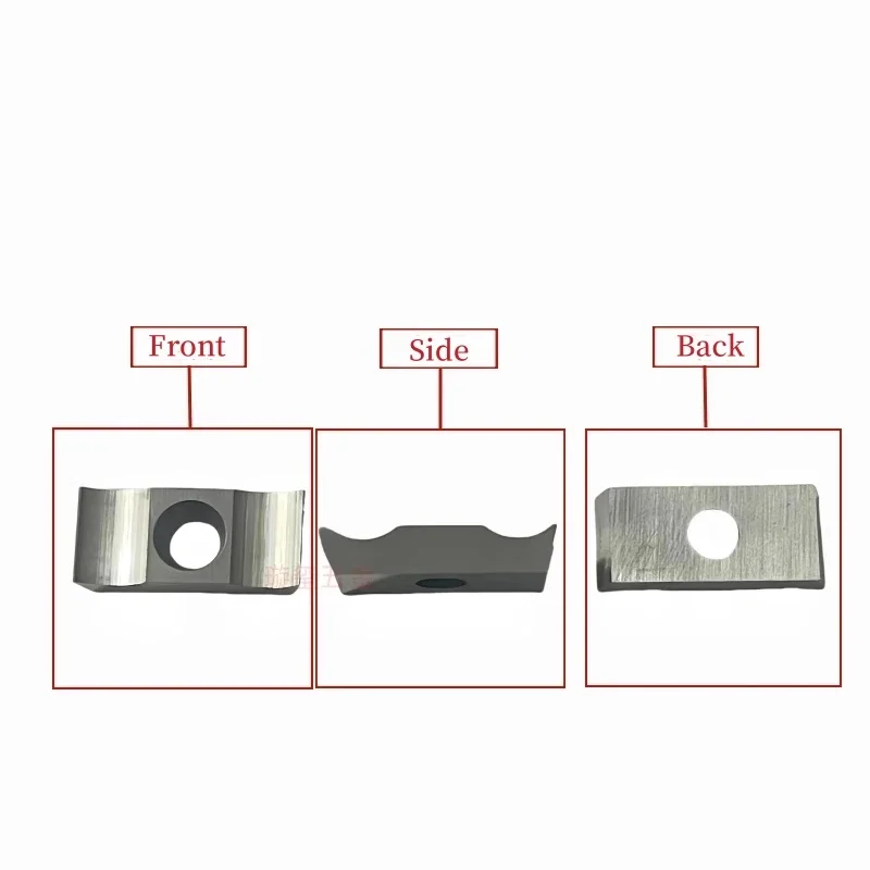 10Psc 14*6*3 flat mouth inserts chamfering machine inserts Flat head machine double head insert Steel/stainless steel processing