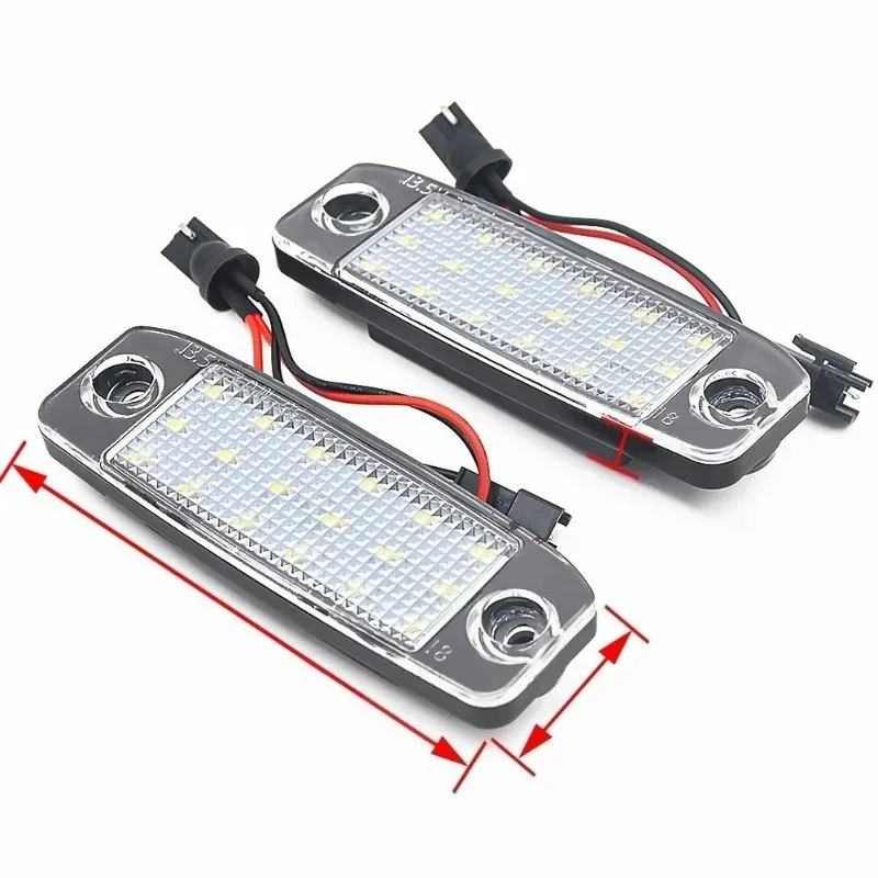 

Новинка для Kia Sportage Sorento для Tucson Sonata, белые подсветки номерного знака в сборе, 12 В, светодиодные лампы освещения номерного знака