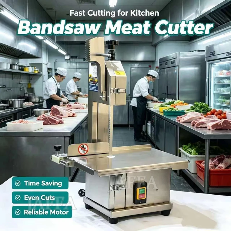 Home Restaurant Use Steel 304 Stainless Beef Goat Pork Sheep Bone Cutting Saw Machine