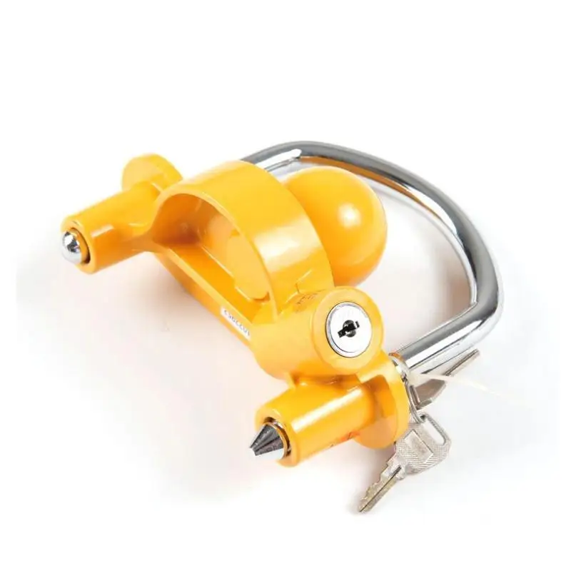 1 مجموعة 2-5/16 بوصة قابل للتعديل مكافحة سرقة مقرنة قفل الثقيلة وصلة مقطورة قفل U-شكل الكرة الأمن لاستقبال السحب