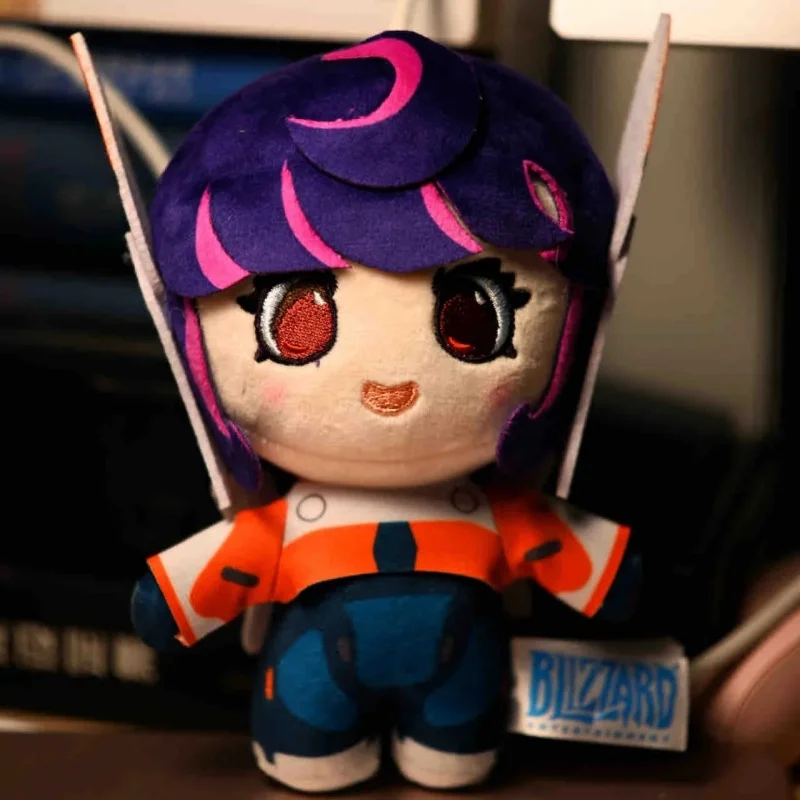 Blizzard 10th Anniversary D.Va Ana Mercy Kiriko Soft Stuffed Plush Keychain Pendant Collectible Decor Anime Game Periphery Gift view 3