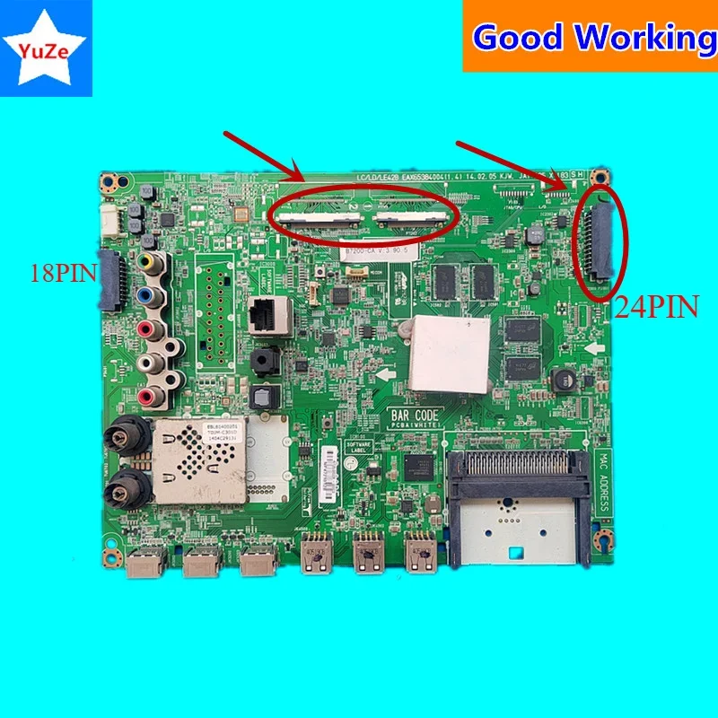 EAX65384004(1.4) EAX65384003(1.5) EAX65384005 Main Board for TV 65GB7200 60LB650V 65GB7200-CA Good Working Motherboard 60\