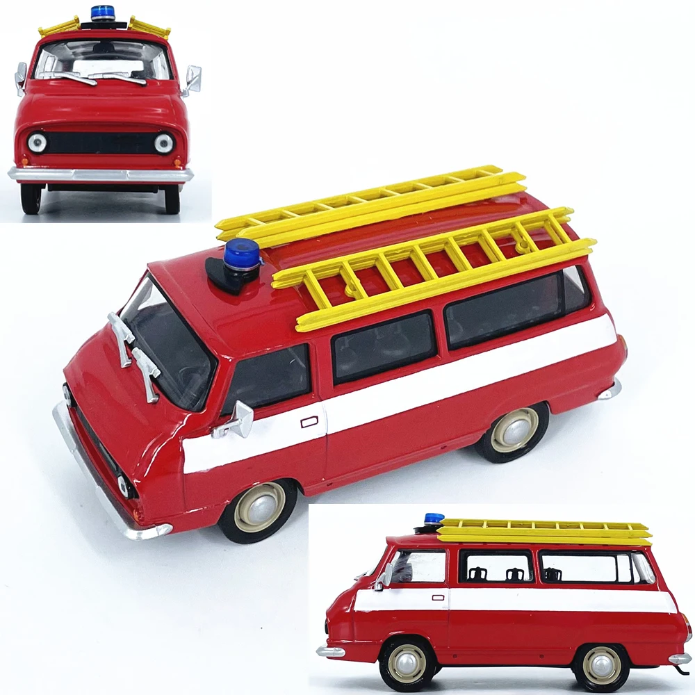 Diecast escala 1:43 checoslováquia 1981 motor de bombeiros liga modelo de carro brinquedo colecionável presente lembrança exibição ornamento