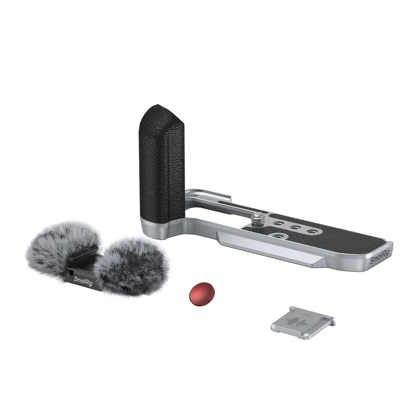 لوحة تثبيت أصلية على شكل SmallRig 4875 L مع مقبض من السيليكون لقبضة السيليكون FUJIFILM X M5 باللون الأسود الفضي #6