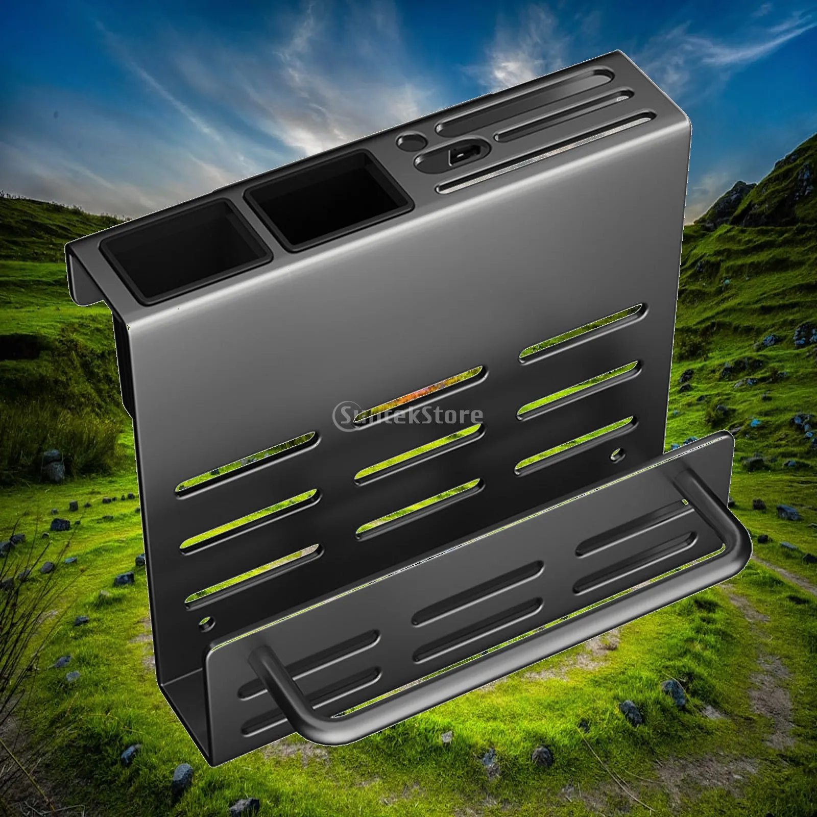 Kitchen Utensil Holder Carbon Steel Knife Block Without Knives for Drawer Organizer with Drainage Tray for Home Cabinet