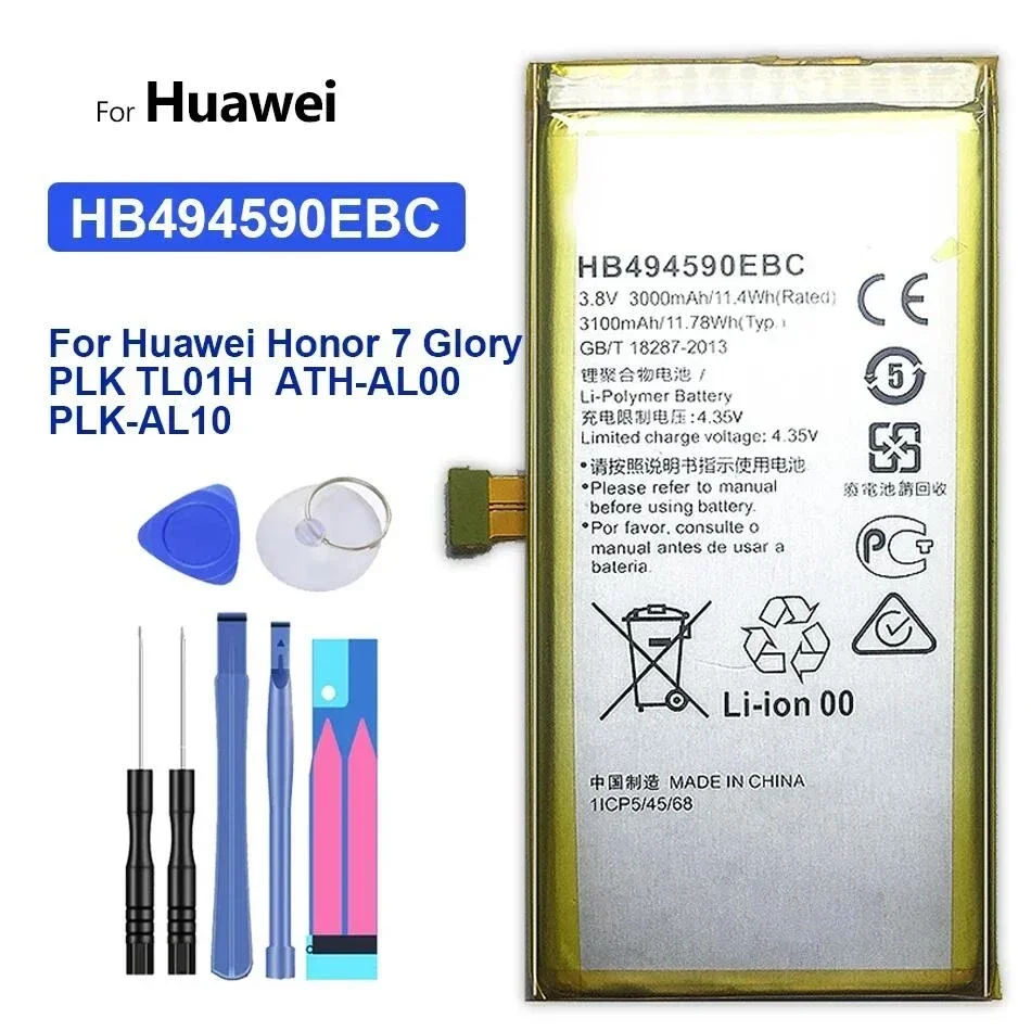 Replacement Mobile Phone Battery For Huawei Honor 10 9 8 Lite Pro 7 6 Plus 4X 7X 8X 8C 7i 9i 10i 20i P9 P10 lite Bateria