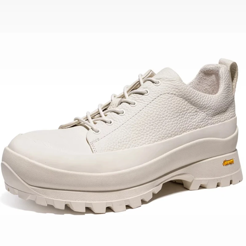 

Мужские дышащие повседневные кроссовки из оленьей кожи ручной работы, с эффектом потертости, удобные, модные, увеличивающие рост