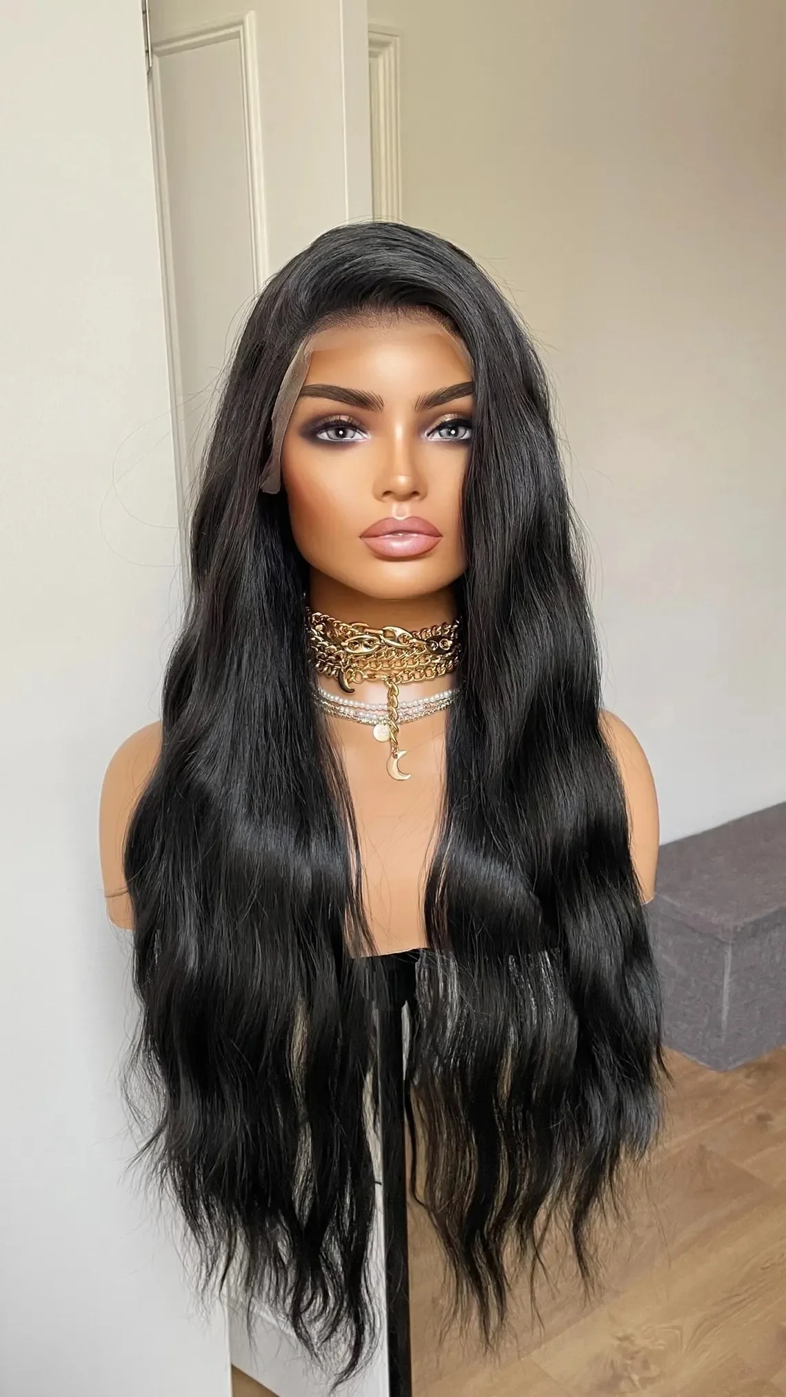 30 بوصة الجسم موجة 13x4 الدانتيل شعر مستعار أمامي شعر الإنسان 200 الكثافة قبل قطعها الطبيعية الأسود البرازيلي باروكة من شعر طبيعي للنساء