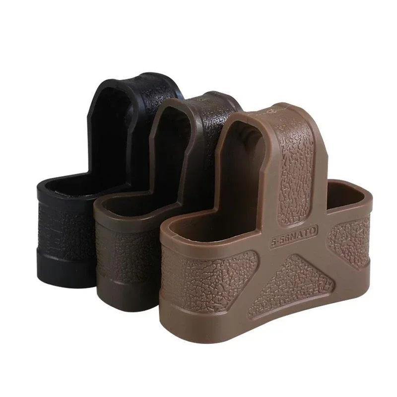 1/3pcs Rubber Glove Sleeve Cover for Most M4 5.56 Mag Pouch Holder Protect Case Molle Holster Hunting Accesories
