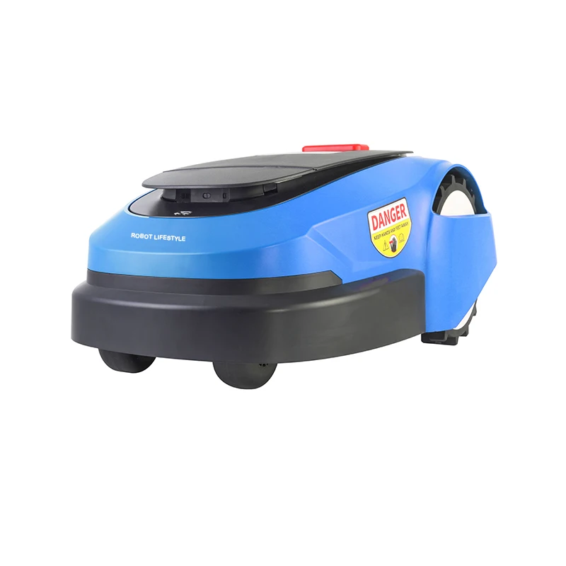 Garden Lawn Mower Robot No Virtual Wire, App Control, Visual Sensor, Intelligent Robotic Lawn Mower 1000sqm Automatic Charging