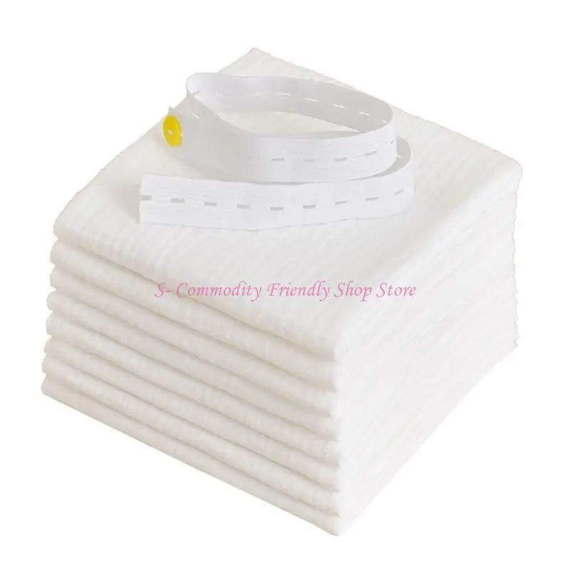 85ae-43x45cm-再利用可能な二重層超薄型通気性ベビーコットンガーゼおむつ