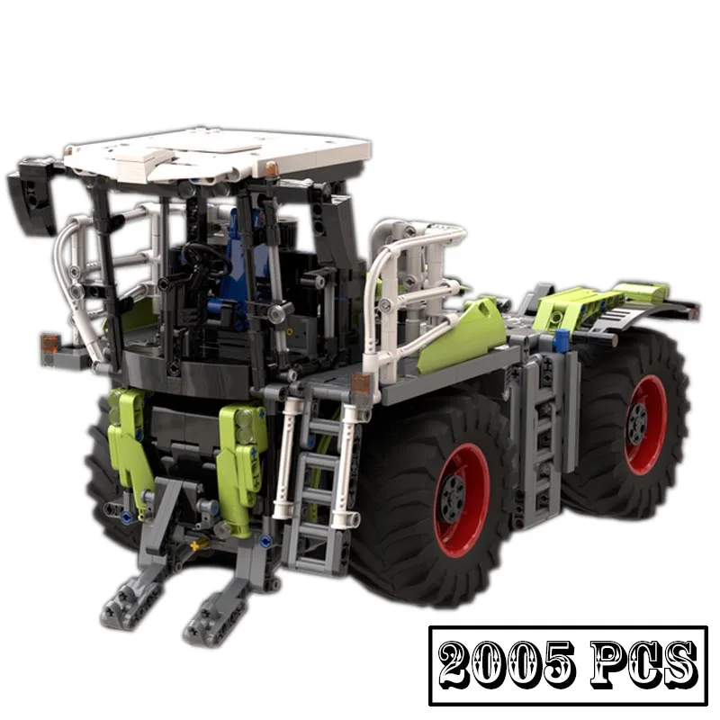 Agricultural Locomotive Truck Remote Tractor Harvester MOC-47448 MOC-58337 MOC-55069 Building Blocks Bricks Toys Birthday Gifts