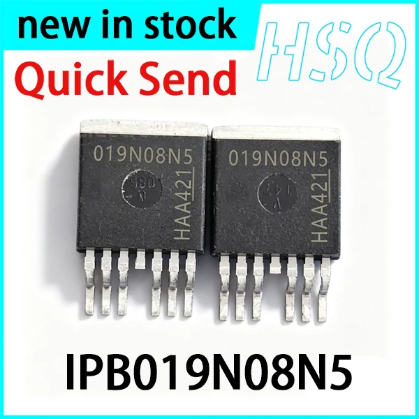5PCS New IPB019N08N5 019N08N5 TO-263-7 80V 180A Field Effect Transistor in Stock
