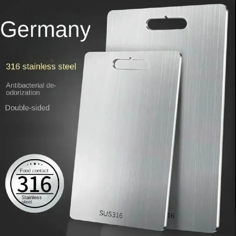 316 stainless steel Kitchen Ce Eu Fcm Rectangle None Chopping Board Kitchens Accessories Clearance