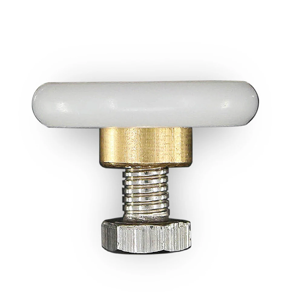 Rolos/corredores/rodas para porta de chuveiro, 2 peças, roda única 19/23/25/27mm, rolamento de rolo deslizante, corredores de roda, hardware de substituição