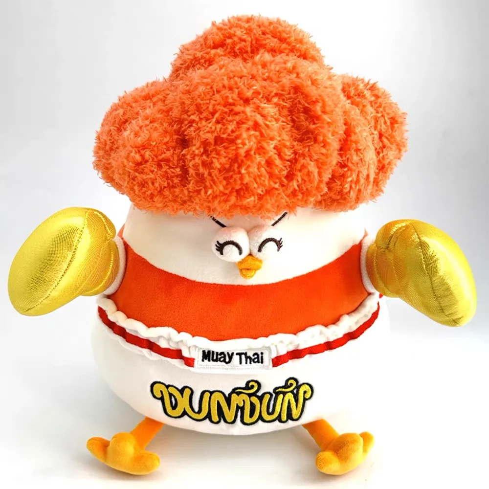 

Muay Thai Fighter Plush Toy Boxing Dundun Chicken & Mother Hen Stuffed Animal Pillow Soft Adorable Gift for All Ages