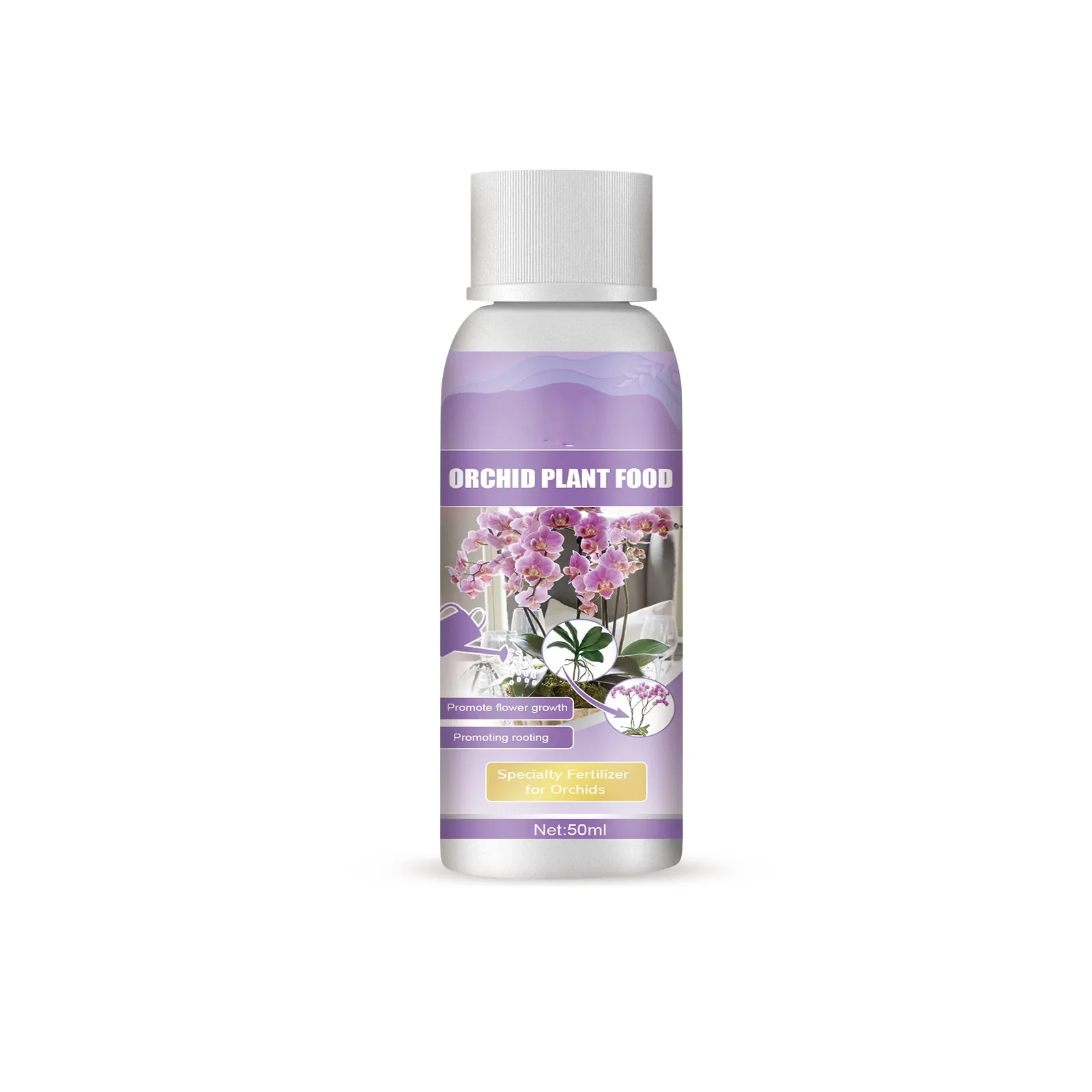 50 مللي الأوركيد خاص السائل زهرة الأسمدة المائية حديقة النباتات التغذية النمو الملحق مجمع المغذيات للزهور #6