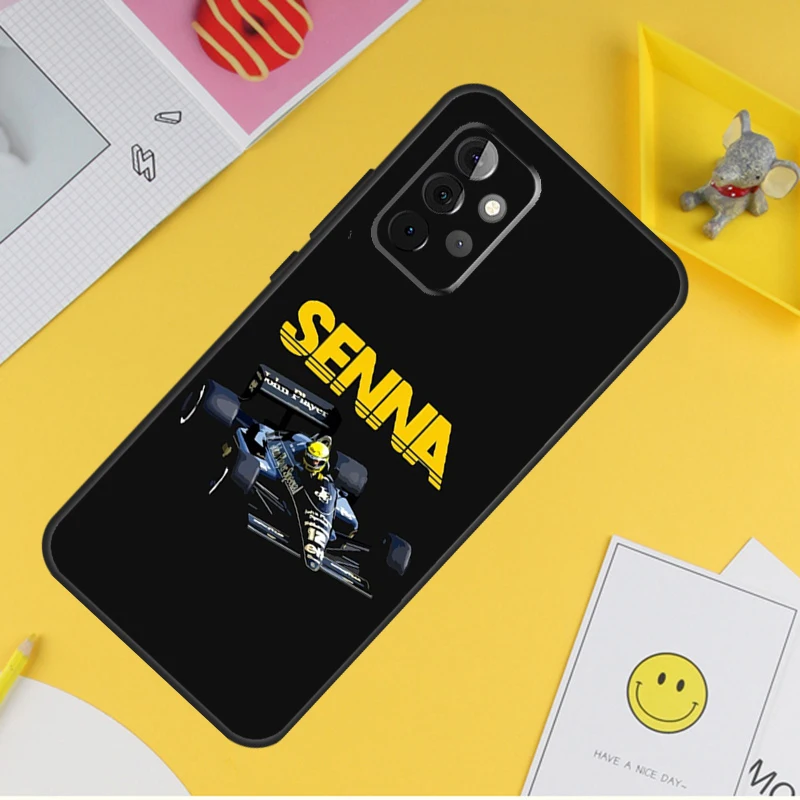 Ayrton Senna F1 For Samsung Galaxy A14 A34 A54 A12 A32 A52 A51 A71 A53 A33 A13 A15 A25 A35 A55 Phone Case