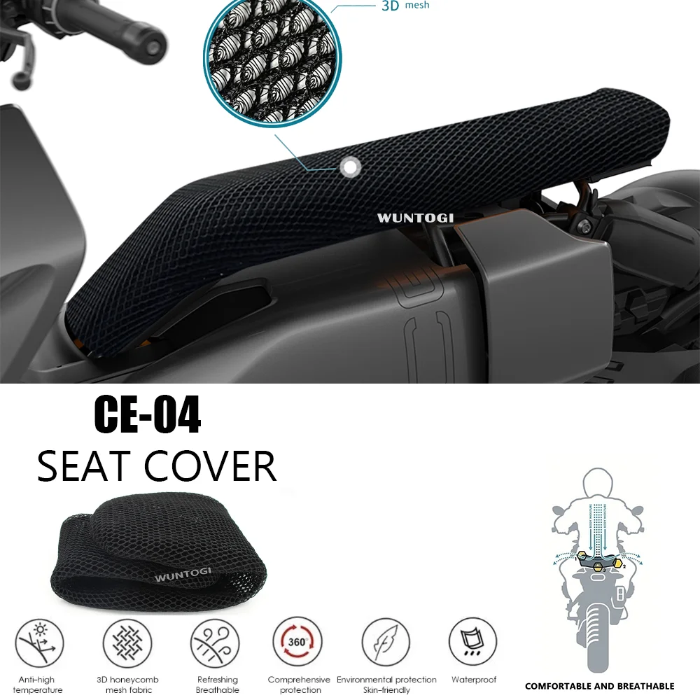 

for BMW CE 04 CE-04 Motorcycle Seat Covers Seat Protect Cushion Nylon Mesh Fabric Saddle CE04 Seat Cover CE04 Accessorie