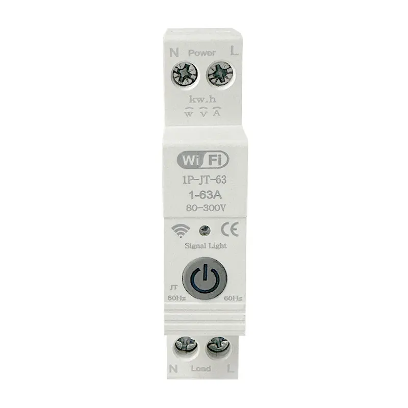 TUYA WiFi Smart Circuit Breaker Over Current Under Voltage Protection Power Metering 1-63A Wireless Remote Control Switch