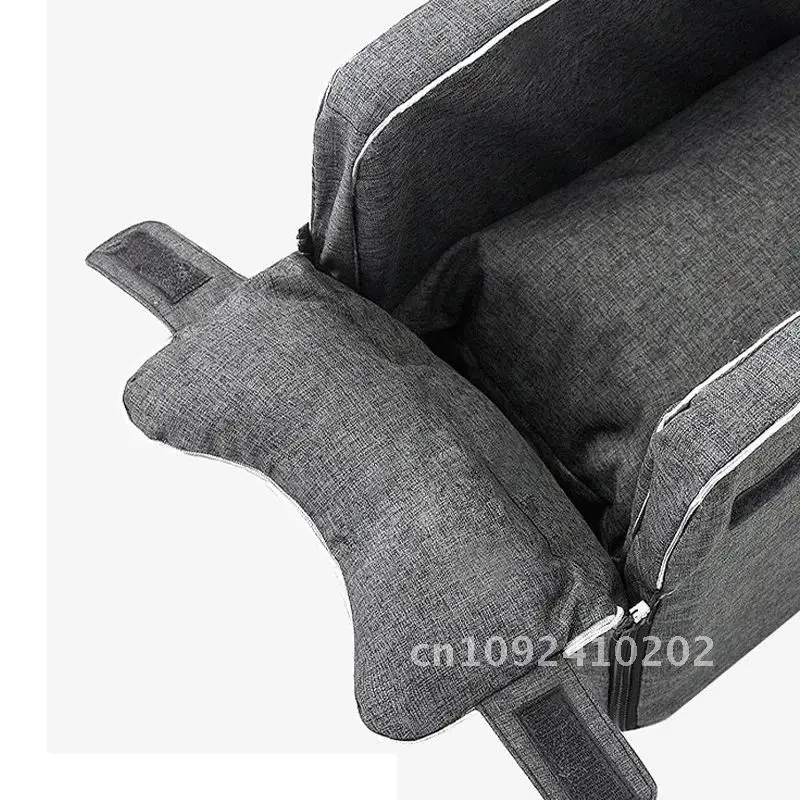 

Portable Pet Dog Car Seat Central Control Nonslip Dog Carriers Safe Armrest Box Dog For Travel Cat Kennel Booster Car Bed Small