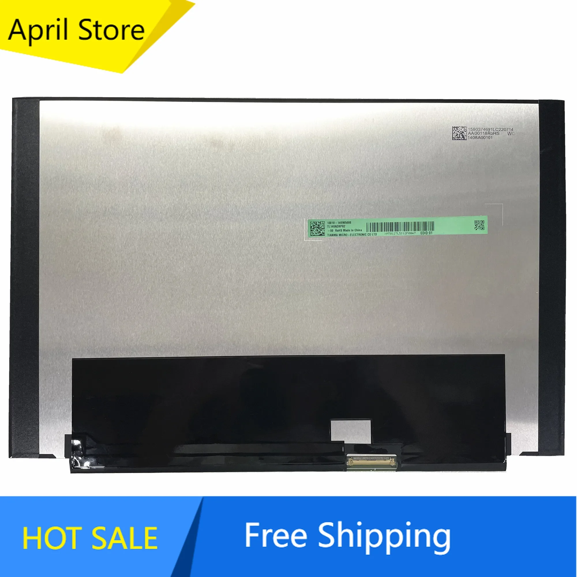 

TL140ADXP02-00 IPS 2560x1600 EDP 40 Pins 165Hz 14.0 inch Laptop LCD Screen Display Panel Matrix