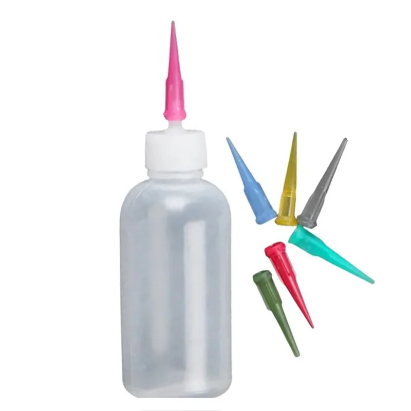 1/2/4/6set Cream Jam Painting Squeeze Bottles Nozzles Cake Decor Baking Pastry Bottle Drawing Pastry Tools Kitchen Accessories