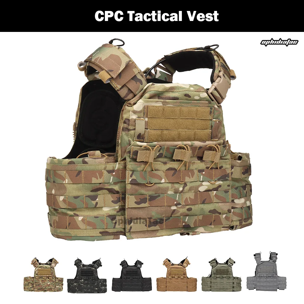 

OphidianTac CPC Tactical Vest Molle Military Army Body Armor Combat Carrier Airsoft Hunting Vest