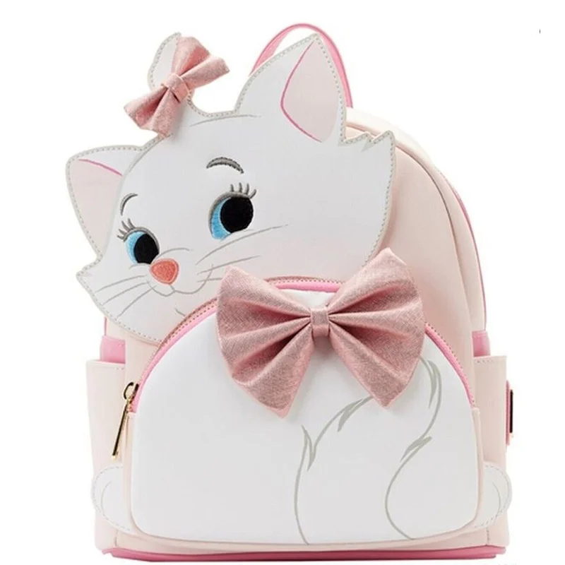 Nowy Loungefly Disney The Aristocats Sassy Marie Mini plecak Mary Cat Damski plecak na co dzień daje dziewczyny prezent niespodzianka