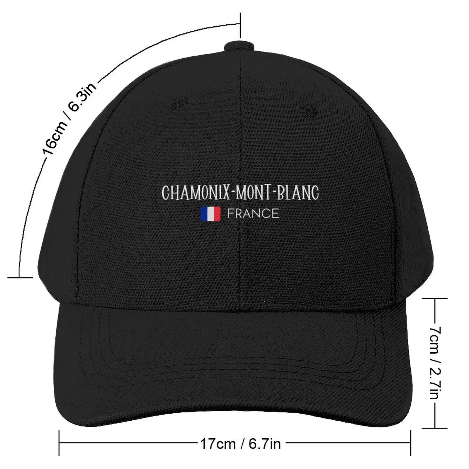 Chamonix-Mont-Blanc - France Baseball Cap Uv Protection Solar Hat Fashion Beach Golf Hat Man Women's