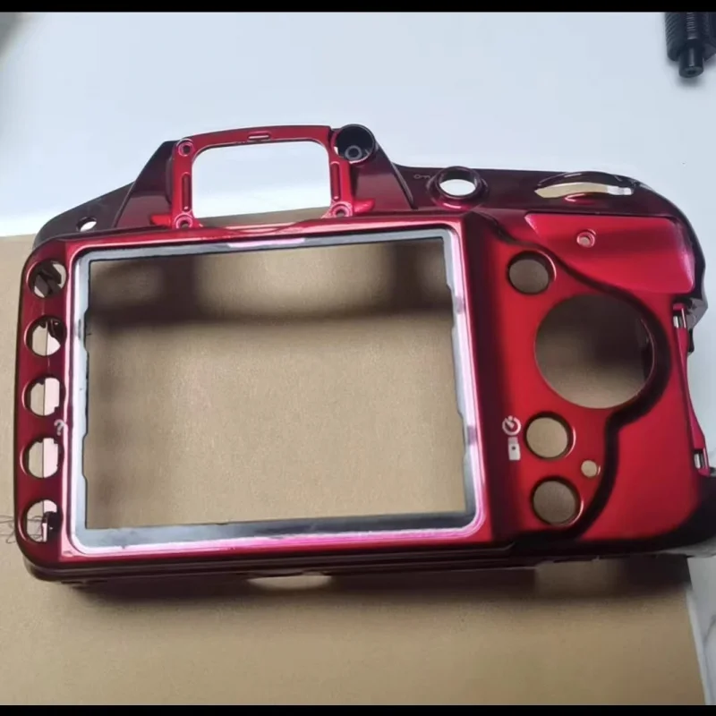 

Original disassembly for Nikon D3200 with bare top cover at the back without screen and all key card covers for repair parts