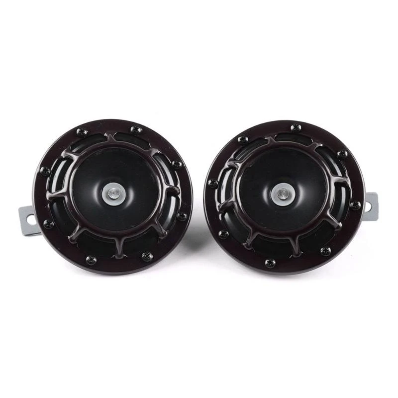124B 12V Loud Air Horn Set Dual Tone Bike Car Boat Twin Lorry Horns 110DB