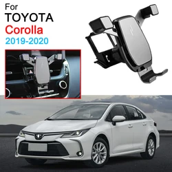 Soporte de teléfono para coche, abrazadera de Clip de montaje en ventilación de aire, accesorios para Toyota Corolla Altis 2019 2020