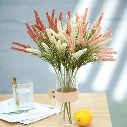 36cm Artificial Flower Malt Grass Artificial Flower Factory Wedding Decoration INS Wind Green Plant Flores Artificiales