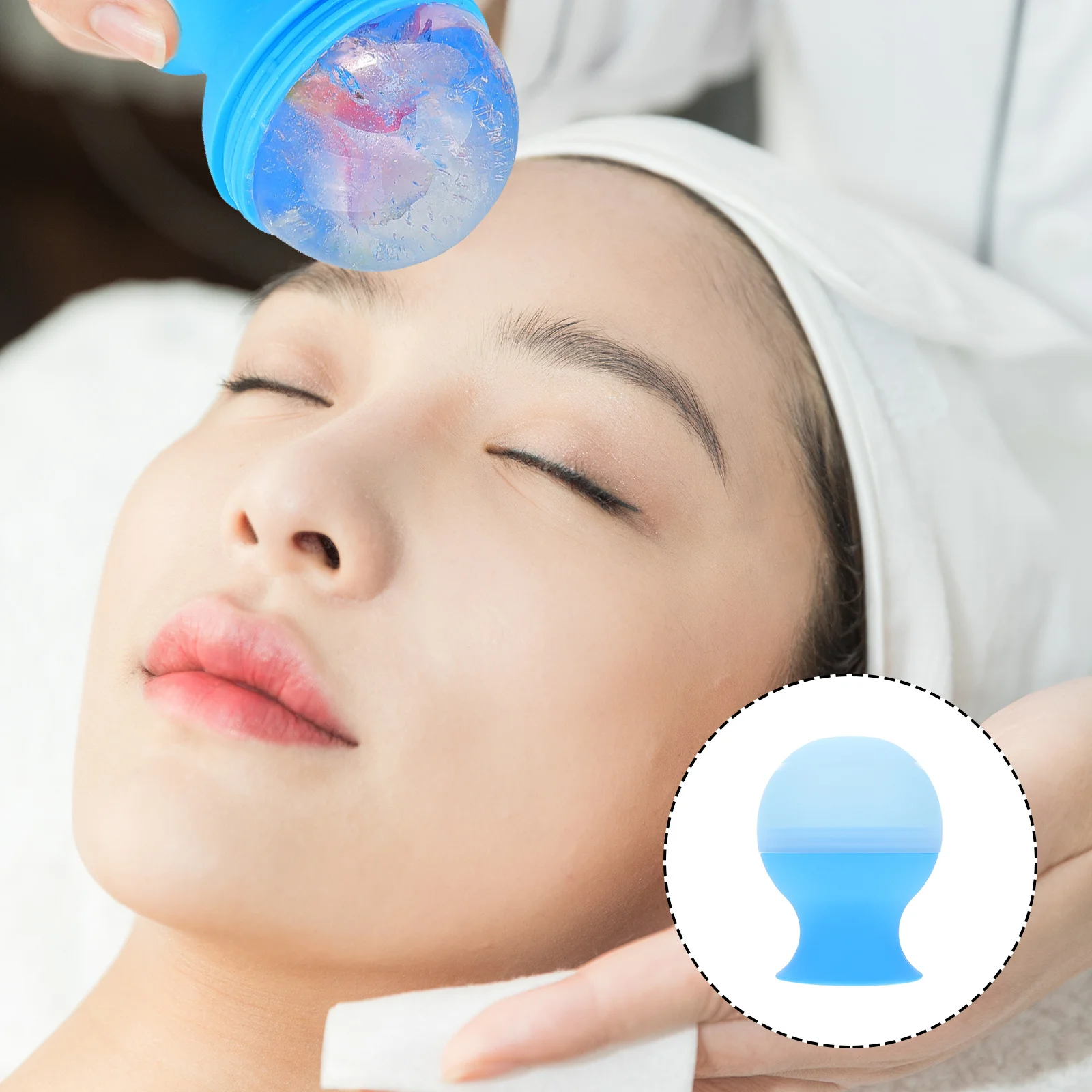 Eis Gesichts Roller Silikon Gesicht Eis Massager Wiederverwendbare Hautpflege Werkzeug Für Frauen Gesicht Auge Rötung Relief Schwellungen Reduzierung