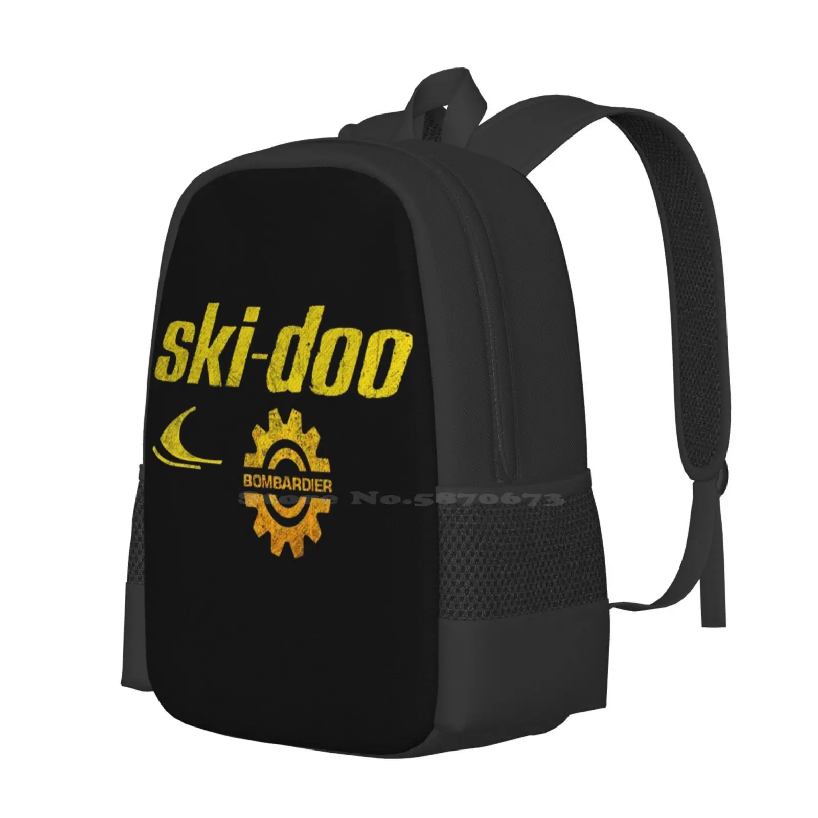 Ski Doo Vintage Snowmobiles Hot Sale Schoolbag Backpack Fashion Bags Ski Doo Snowmobile Show Mats Vintage Snowmobiles Skidoo