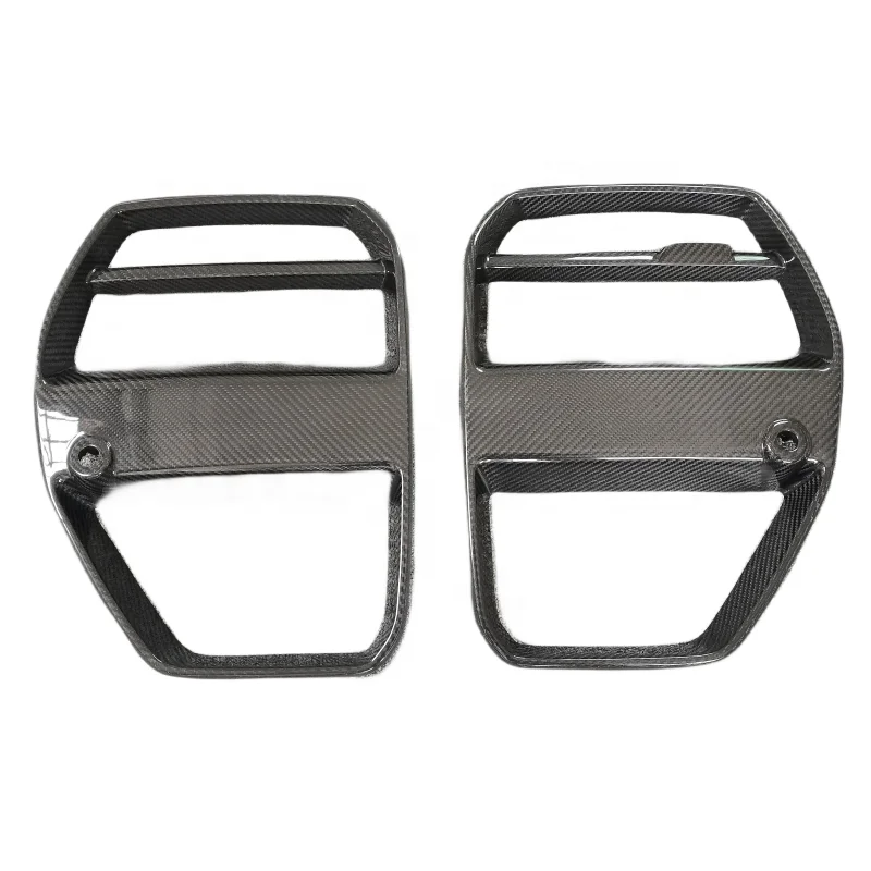 

RELI5 High quality V Style Dry Carbon Fiber Front bumper grill Front Grille For BMW G80 M3 G82 M4 Center Dry Carbon Fiber grid